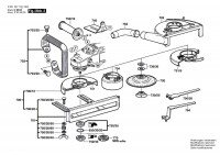 Bosch 0 601 357 803 Gws 21-230 Angle Grinder 230 V / Eu Spare Parts